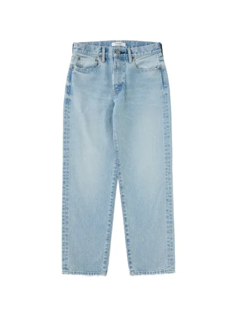 Moussy Vintage Elko distressed straight-leg jeans Blue 540JSC119040