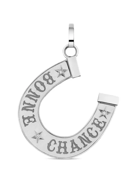 Marie Lichtenberg Bonne Chance horseshoe pendant Silver ML01358