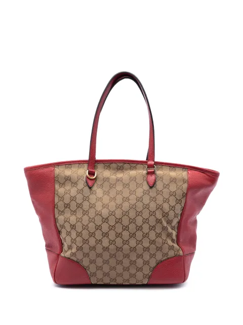 Gucci Pre-Owned 2016-2026 GG Canvas Bree Zippered tote bag Neutrals MF731A1J39SE491E