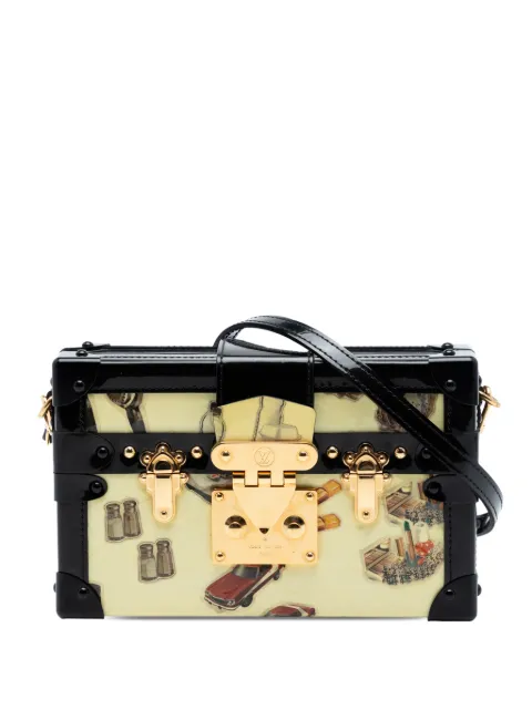 Louis Vuitton Pre-Owned 2015 Monogram Vernis Stickers Petite Malle crossbody bag Neutrals P5W33YL943FLX16J