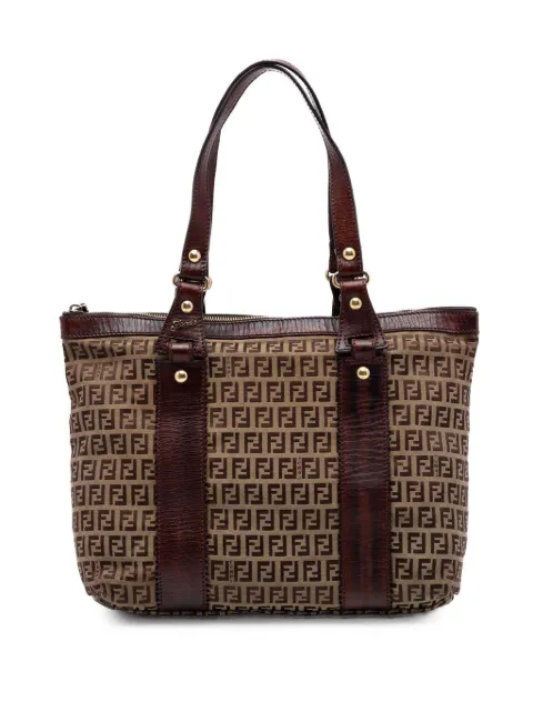Fendi Pre-Owned 2000-2010 Zucchino Canvas tote bag Neutrals LDCMFQO8N8O8SO00