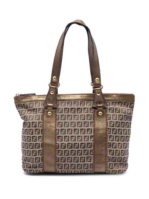 Fendi Pre-Owned 2000-2010 Zucchino Canvas tote bag Neutrals ELLTI6BHFF97NTI2