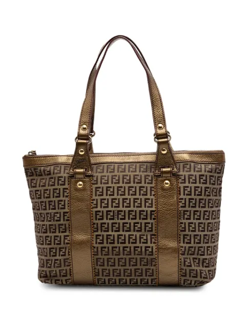 Fendi Pre-Owned 2000-2010 Zucchino Canvas tote bag Neutrals CHDZA9RLM4FCWU04