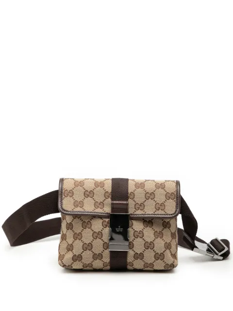 Gucci Pre-Owned 2000-2015 GG Canvas belt bag Neutrals L54OCBAWWW2F8P0J