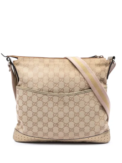 Gucci Pre-Owned 2016-2026 GG Canvas Web crossbody bag Neutrals V1LV014LIEH44Z0Q