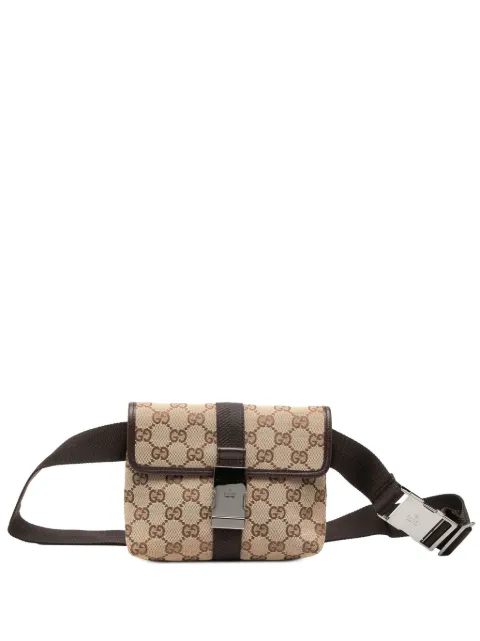 Gucci Pre-Owned 2000-2015 GG Canvas belt bag Neutrals D1HSUPE09ZNKZFCF