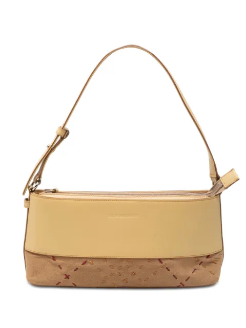 Burberry Pre-Owned 2000-2017 Calfskin and Suede Stitch shoulder bag Neutrals S803SAXCM480RR9J