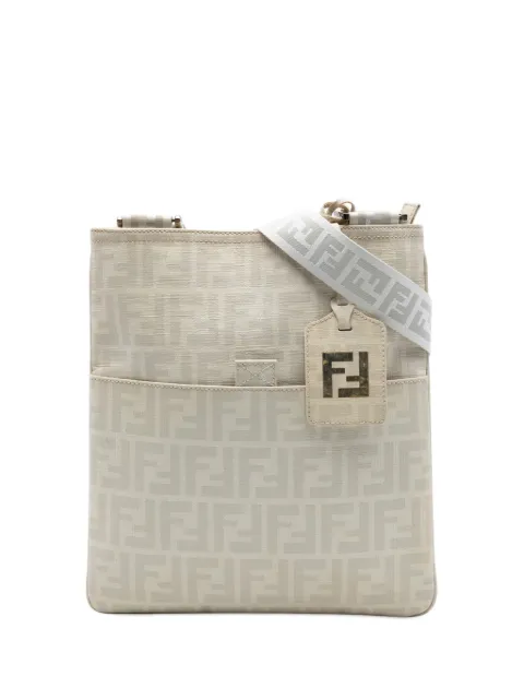 Fendi Pre-Owned 2000-2010 Zucca Spalmati crossbody bag Neutrals QBFQK1MLM5LMSELJ