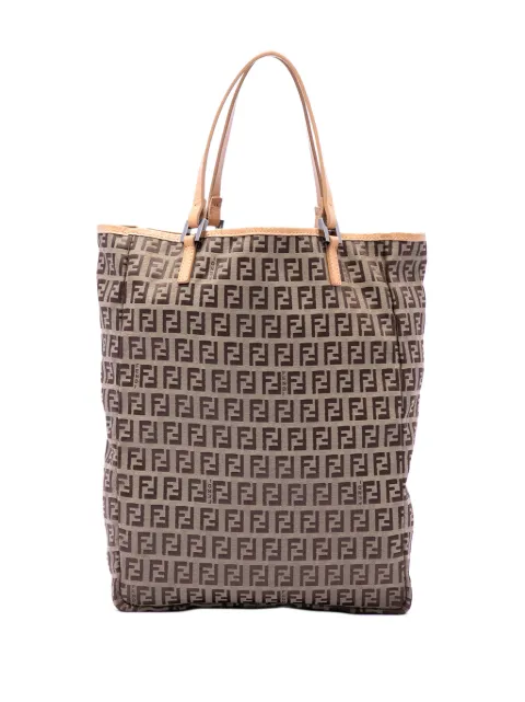 Fendi Pre-Owned 2000-2010 Zucchino Canvas tote bag Neutrals 8BWRIFTNN1ZRMECT