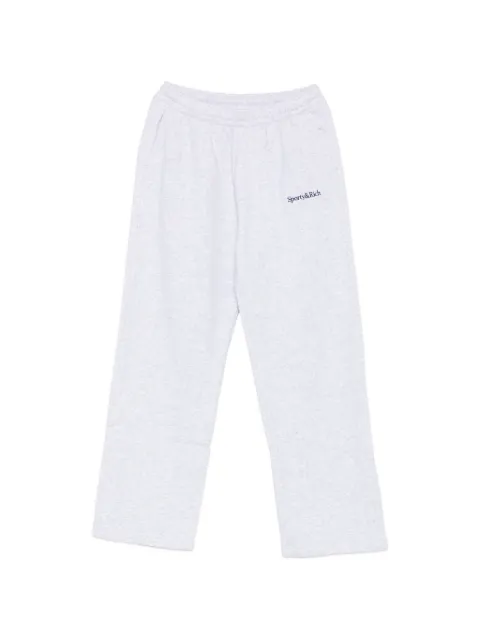 Sporty & Rich logo-embroidered track pants Grey PA07177300GY