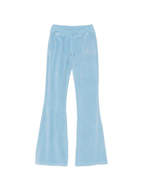 Sporty & Rich logo-embellished track pants Blue PA067716689BL
