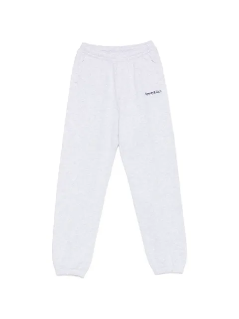 Sporty & Rich logo-embroidered track pants Grey PA07077300GY