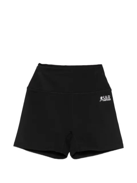 Sporty & Rich logo-print cycling shorts Black SH05877139BA