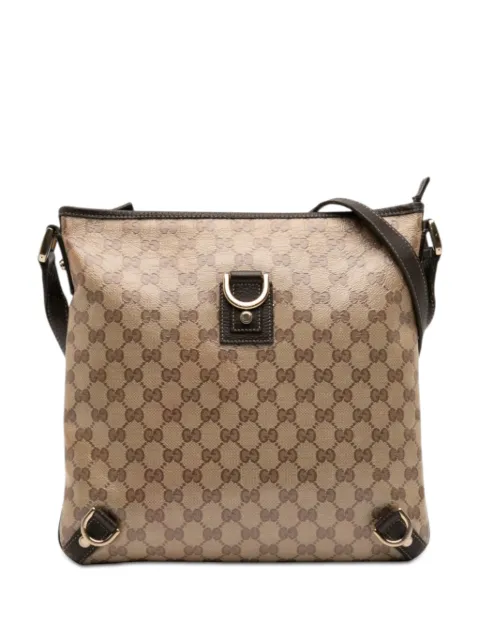 Gucci Pre-Owned 2016-2026 GG Crystal Abbey D Ring crossbody bag Neutrals 4R288FNVNQK5WP1L