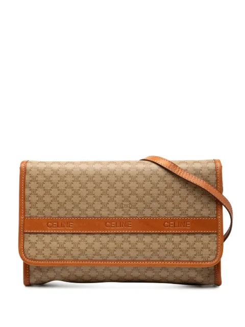 Celine Pre-Owned 1991 Macadam Coated Canvas crossbody bag Neutrals 6FZXTGEG60UL0LEY