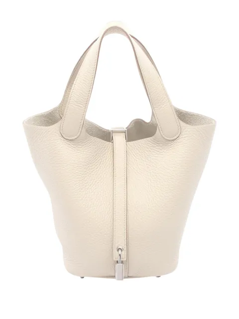 Hermès Pre-Owned 2024 Clemence Picotin Lock 18 handbag Neutrals DIPN4VTWFYLURB5Q