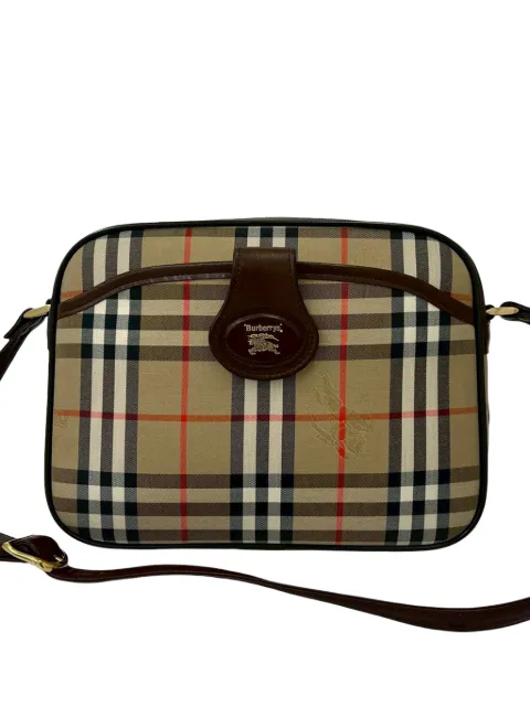Burberry Pre-Owned 2000-2017 Nova Check Canvas crossbody bag Neutrals VHU1W3OFZ5XDWA9K