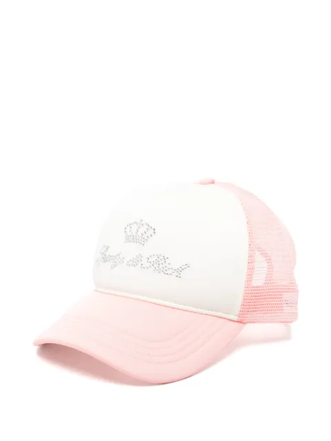 Sporty & Rich crystal-embellished trucker cap Pink AC100716689WH