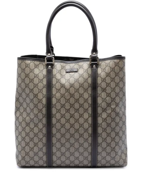 Gucci Pre-Owned 2016-2026 GG Supreme Joy Vertical tote bag Neutrals HI403ZQCMXAXTTP5