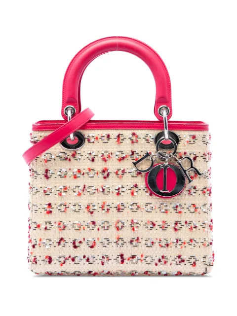Christian Dior Pre-Owned 2013 Medium Woven Raffia Lady Dior satchel Neutrals 5YHLX0RCLI7ZNAAJ