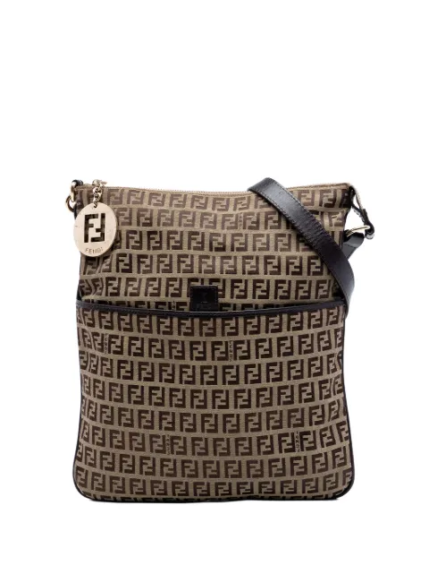 Fendi Pre-Owned 2000-2010 Zucchino Canvas crossbody bag Neutrals 3WAPM6I3V3D4J2VF
