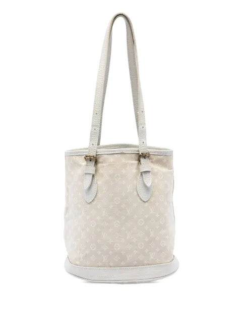 Louis Vuitton Pre-Owned 2006 Monogram Mini Lin Bucket PM shoulder bag Neutrals OQXVH2Q1DZP4626X