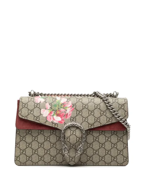 Gucci Pre-Owned 2016-2025 Medium GG Supreme Blooms Dionysus shoulder bag Neutrals NZUE5F19XLFE5A6P
