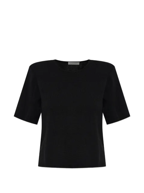 By Malene Birger Amber padded-shoulder top Black 1040220