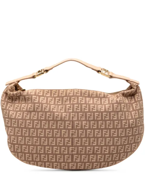 Fendi Pre-Owned 2000-2010 Zucchino Canvas hobo bag Neutrals 15P9WGIV8LVA5MM9
