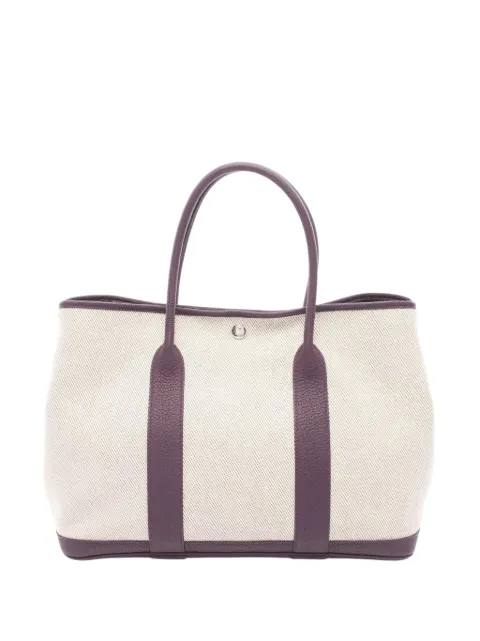 Hermès Pre-Owned 2022 Toile and Negonda Garden Party 36 tote bag Neutrals HZRHYJ5O6SIUHXST