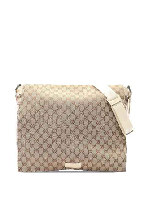 Gucci Pre-Owned 2000-2015 GG Canvas Messenger Bag crossbody bag Neutrals DTRWJFZDG22HZ25M