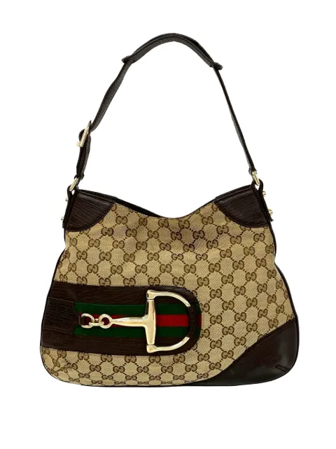 Gucci Pre-Owned 2000-2015 GG Canvas Hasler Web shoulder bag Neutrals 9QPTHL290K62EH4O
