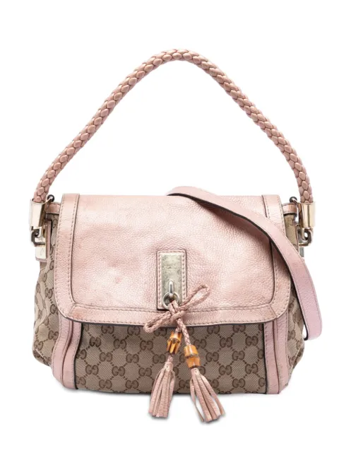 Gucci Pre-Owned 2000-2015 GG Canvas Bella Flap satchel Neutrals 7XWRCXT22R5005UL