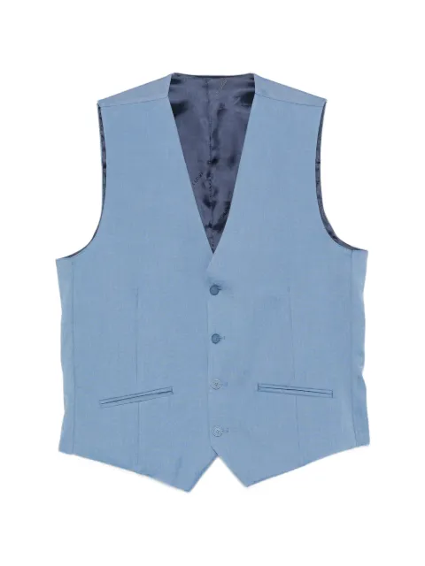 Karl Lagerfeld button-up sleeveless waistcoat Blue 355010561011