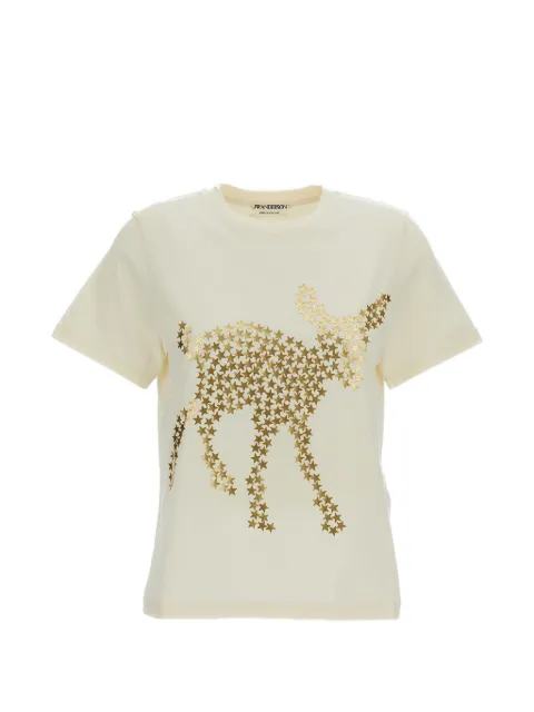 JW Anderson star-print T-shirt Neutrals JT0349PG2005