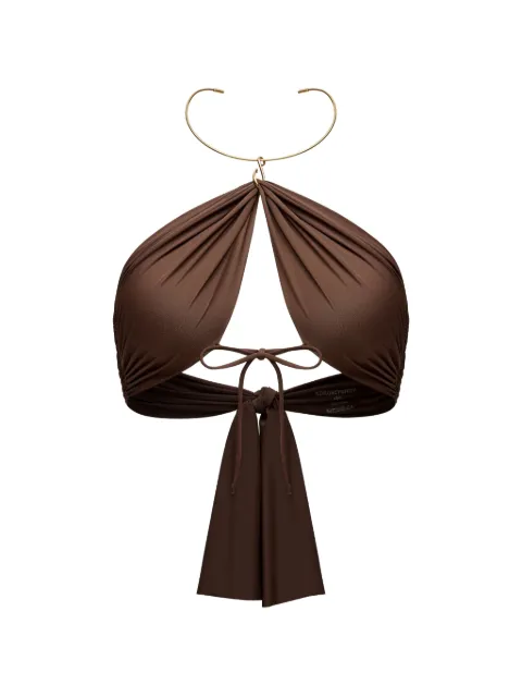 KOROBEYNIKOV two-piece midi dress Brown 611JSTSCHHCHSS26