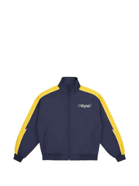 GODSPEED GT logo-patch track jacket Blue GS218