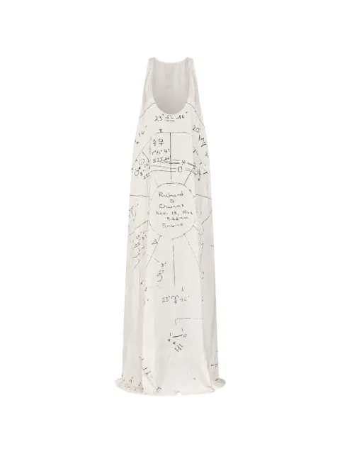 Rick Owens Tank gown White RO01F6599KP1