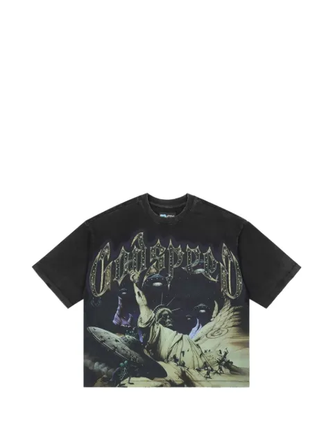 GODSPEED graphic-print T-shirt Black GS206