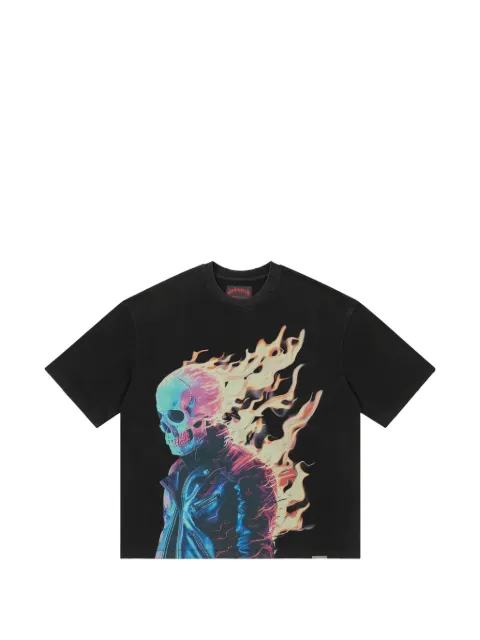 GODSPEED Aura D’Inferno skull-print T-shirt Black GS201