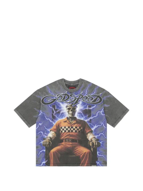 GODSPEED Culture Shock graphic-print T-shirt Grey GS205