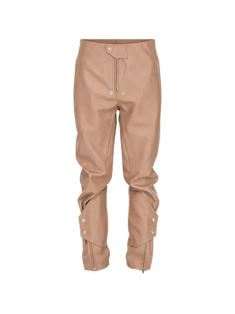 Rick Owens zip-detail trousers Neutrals RO01F6389LCN