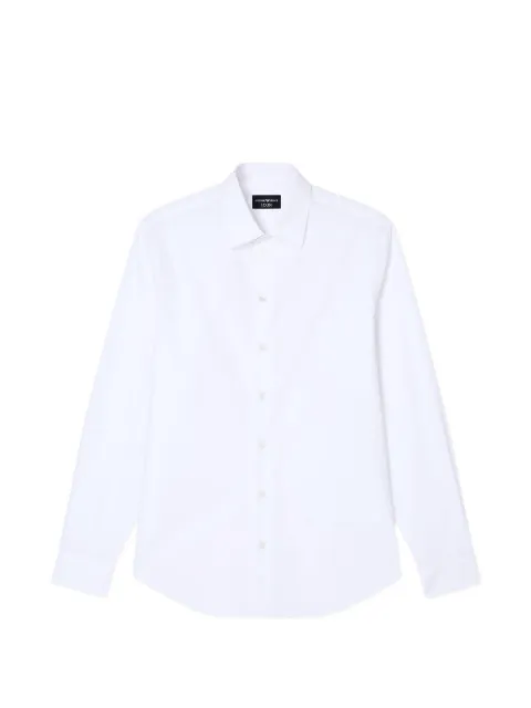 Emporio Armani classic-collar long-sleeve shirt White EM000099TE19326