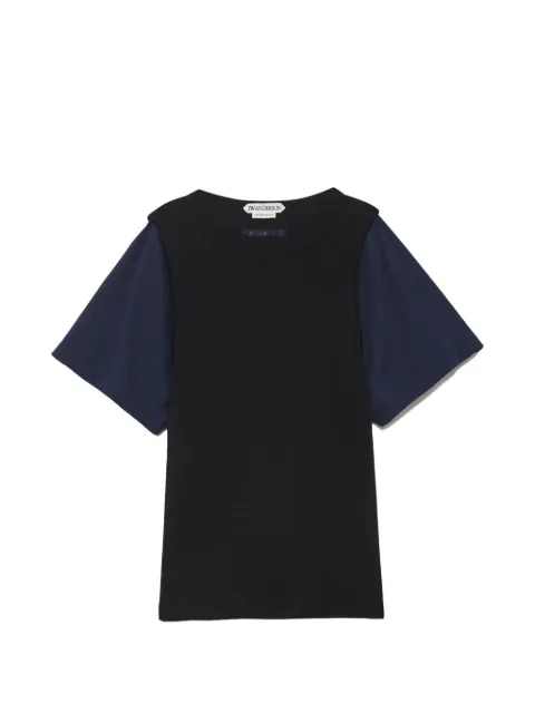 JW Anderson colour-block short-sleeve T-shirt Black JT0335PG2029