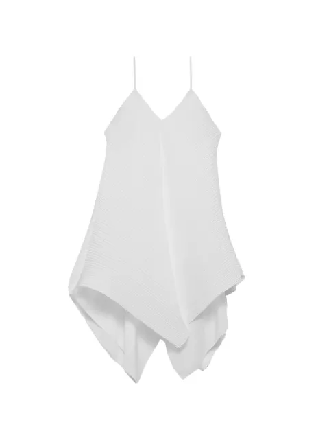 JW Anderson pleated handkerchief-hem blouse White TP0369PG2022