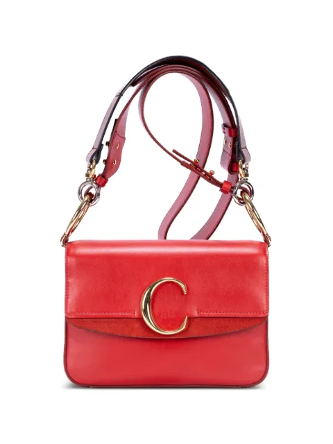 Chloé Pre-Owned C Medium shoulder bag Red 021957659