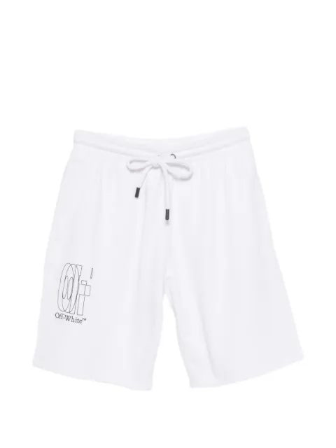 Off-White Arrows-print drawstring shorts White OMCI013S26FLE0041000