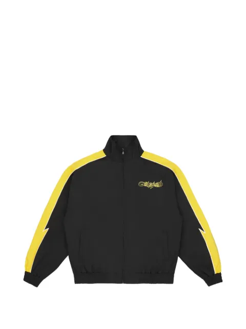 GODSPEED GT logo-embroidered track jacket Black GS216