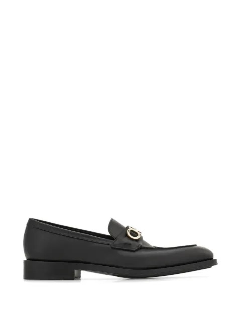 Ferragamo moccasins with Gancini ornament Black 778746