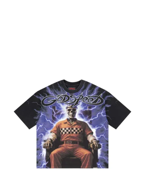 GODSPEED Culture Shock graphic-print T-shirt Black GS204